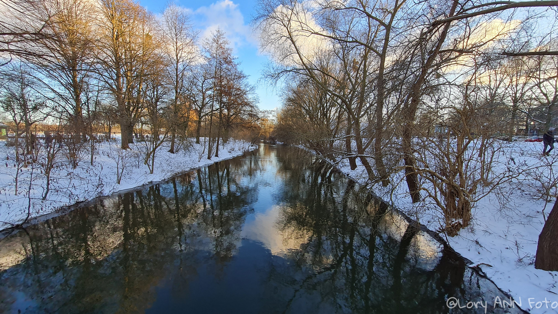 Winter along the river