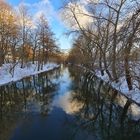 Winter along the river