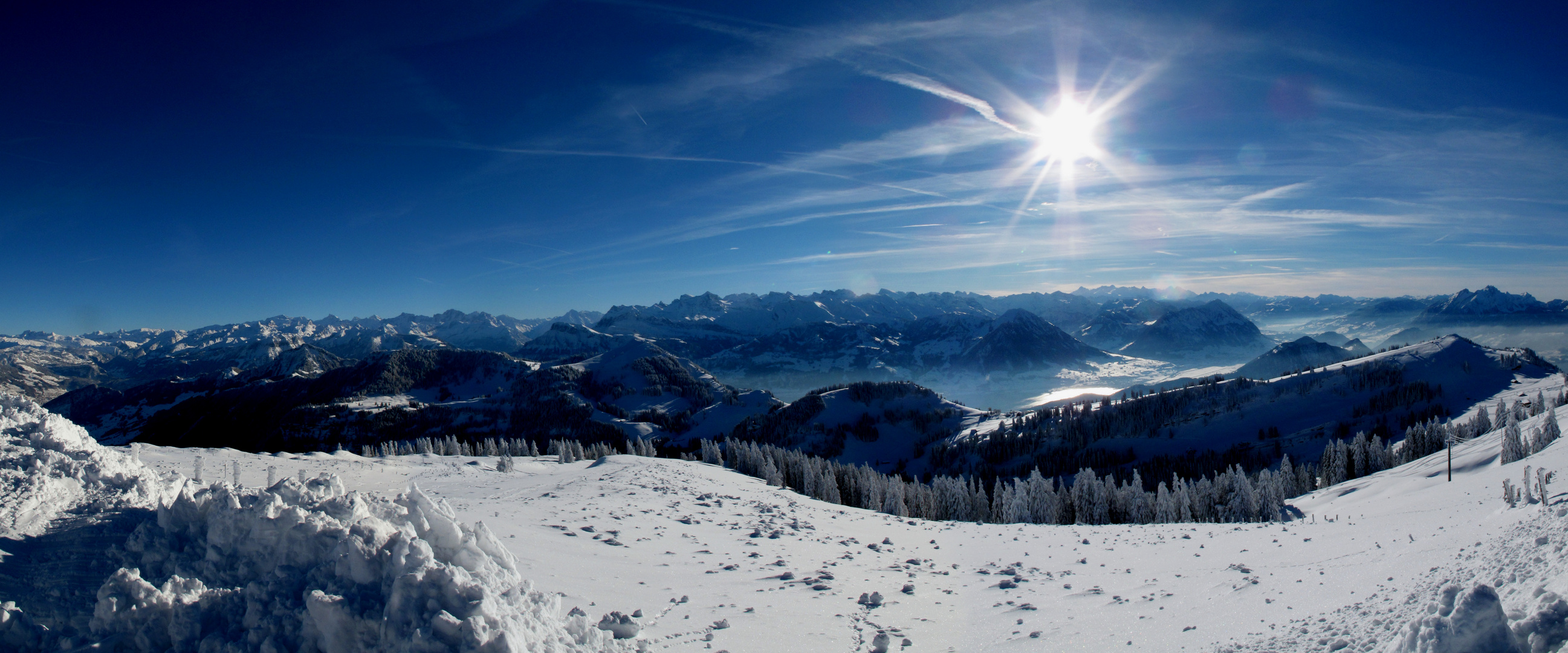 Winter Alpenpanorama