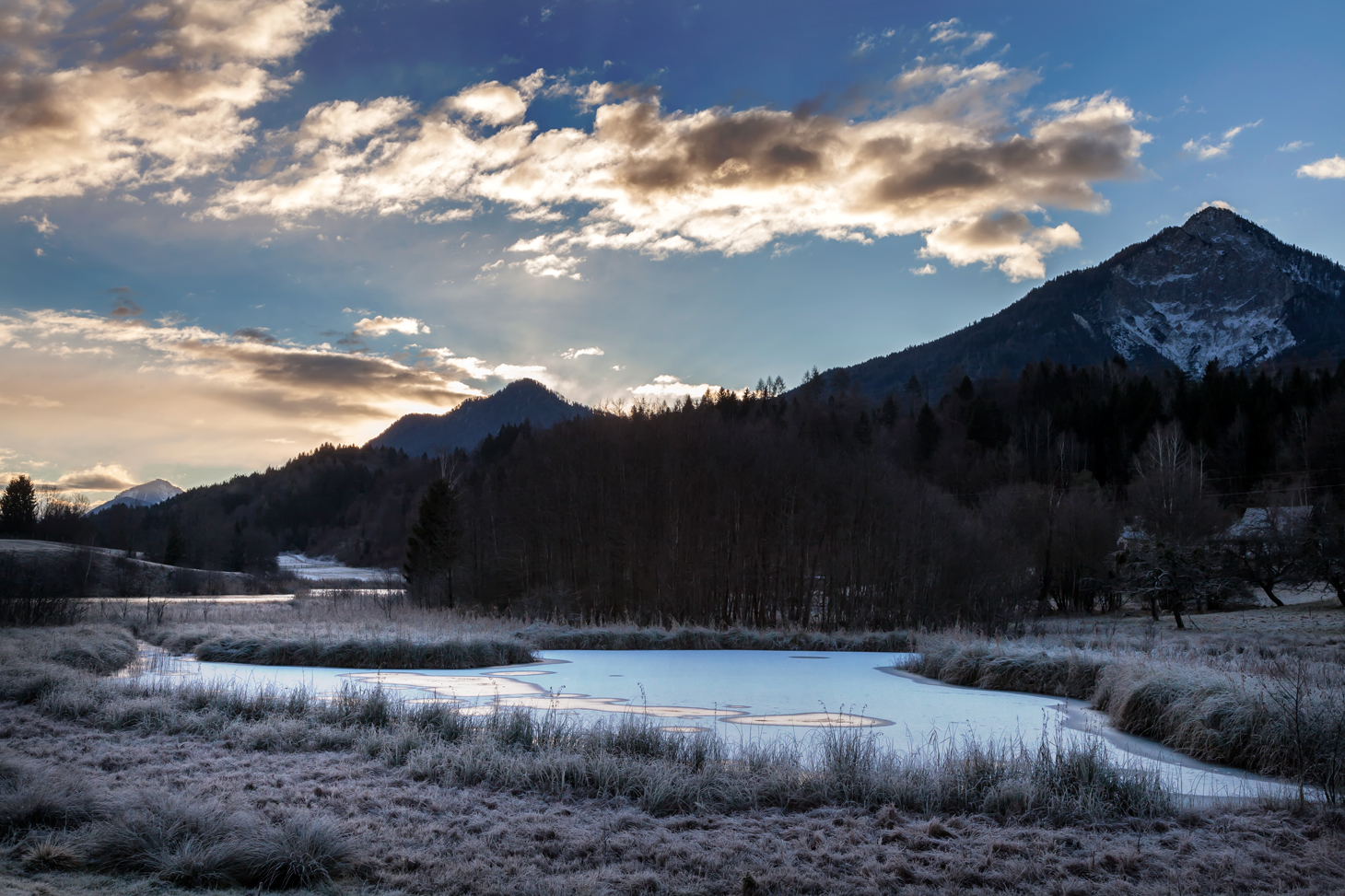 Winter am Aichwaldsee