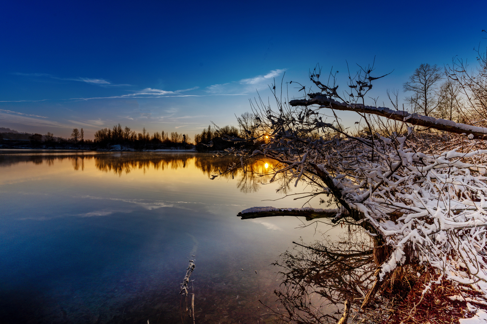 Winter am Apostelsee Ettenheim 