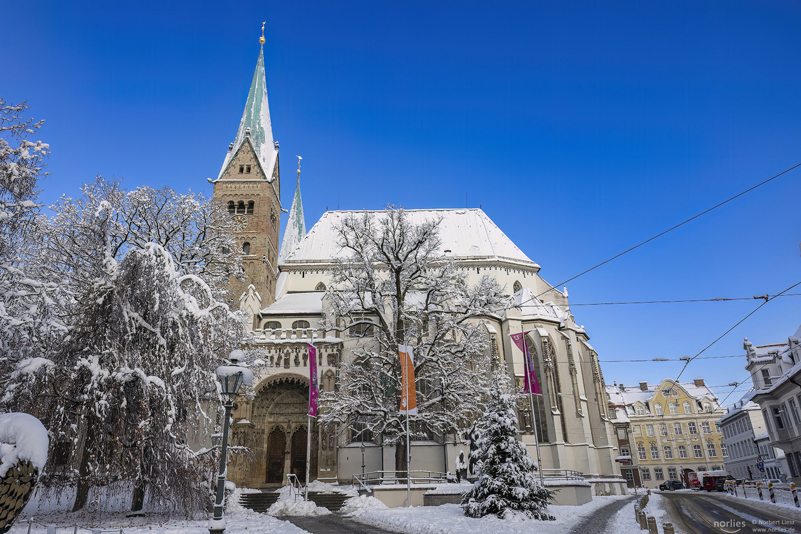 Winter am Augsburger Dom