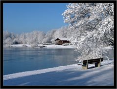 Winter am Badesee