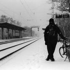 Winter am Bahnhof