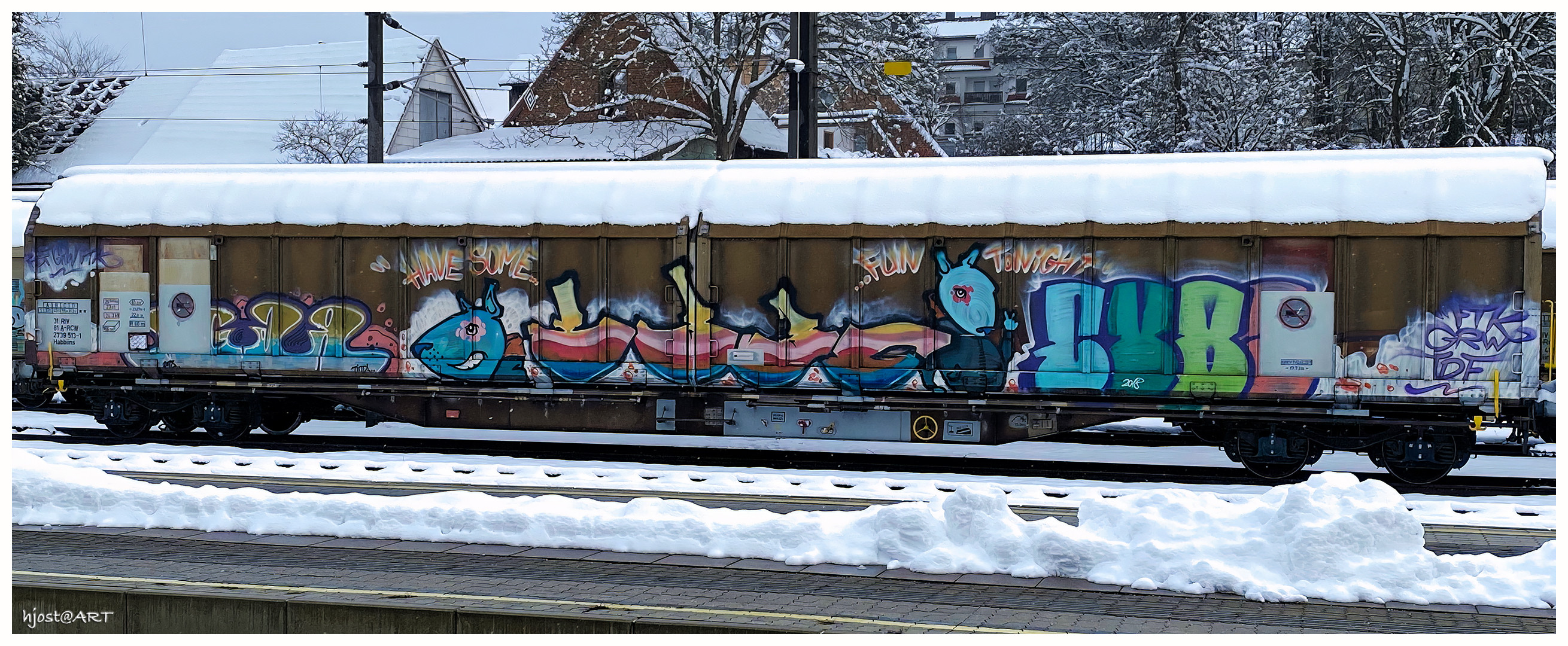 Winter am Bahnhof…