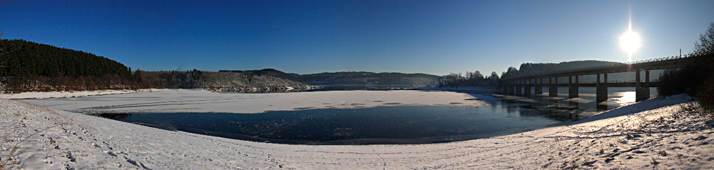 Winter am Biggesee