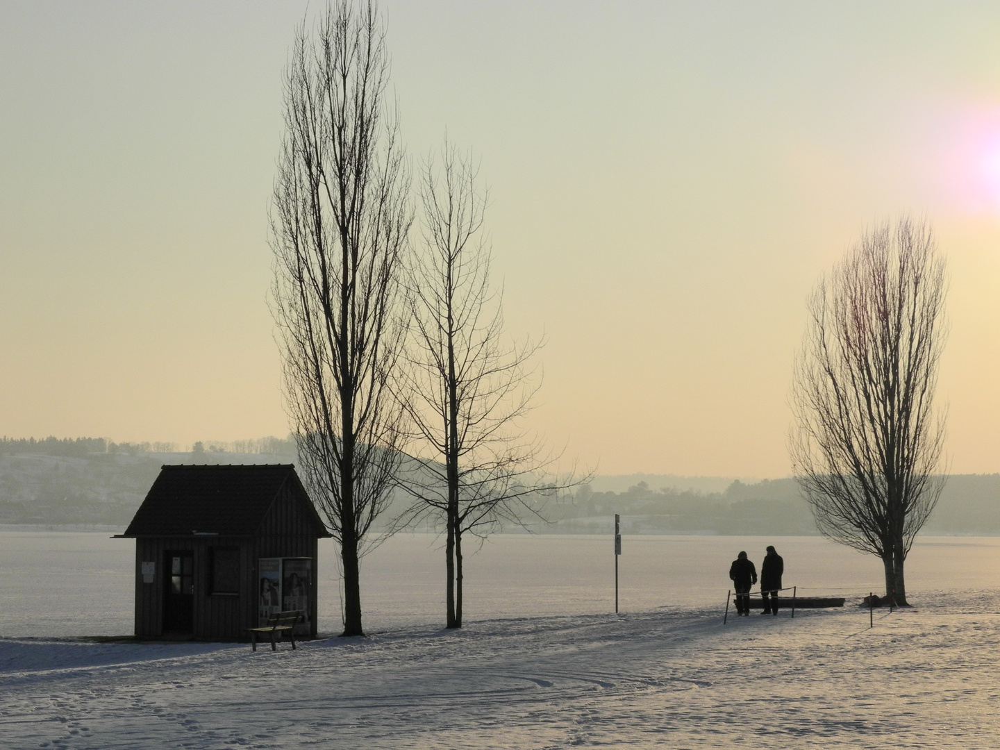 Winter am Brombachsee