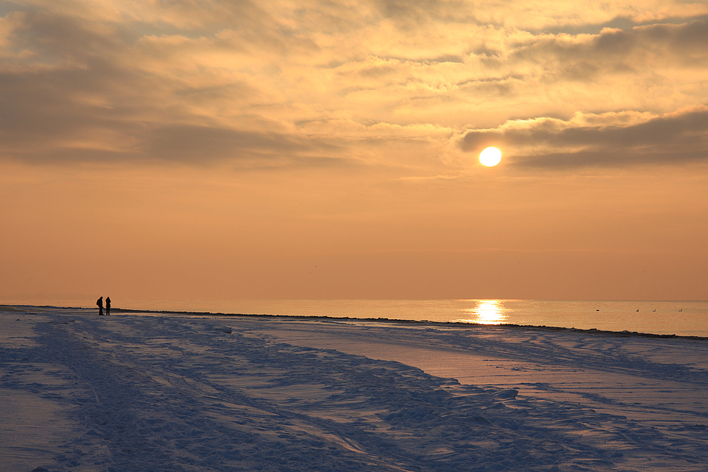 Winter am Darßer Ort