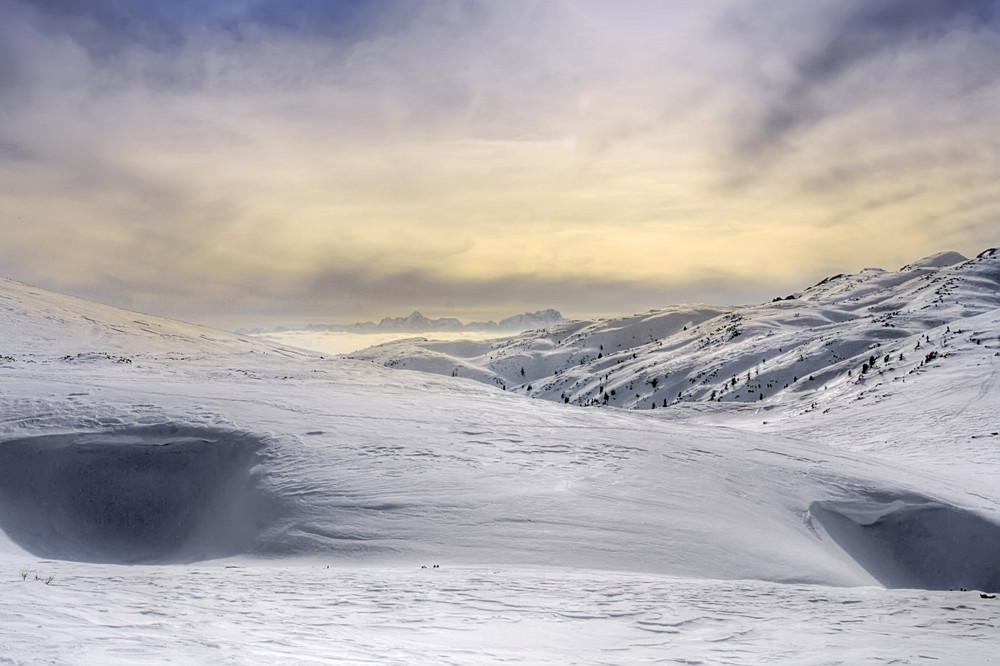 Winter am Dobratsch, Kärnten