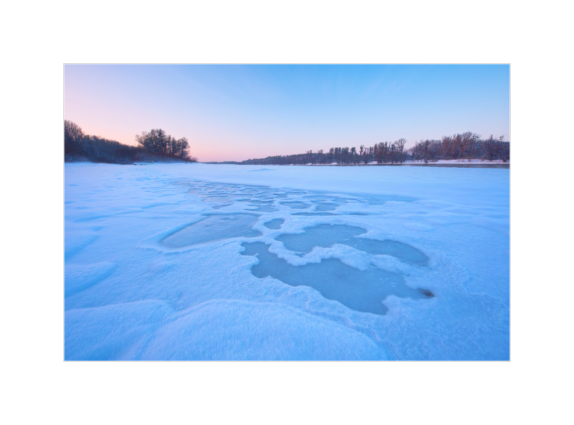 Winter am Donauufer