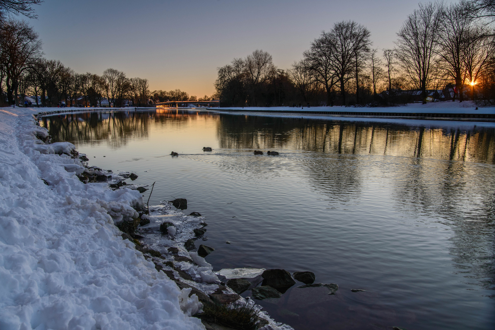 [ Winter am Dortmund-Ems-Kanal ]