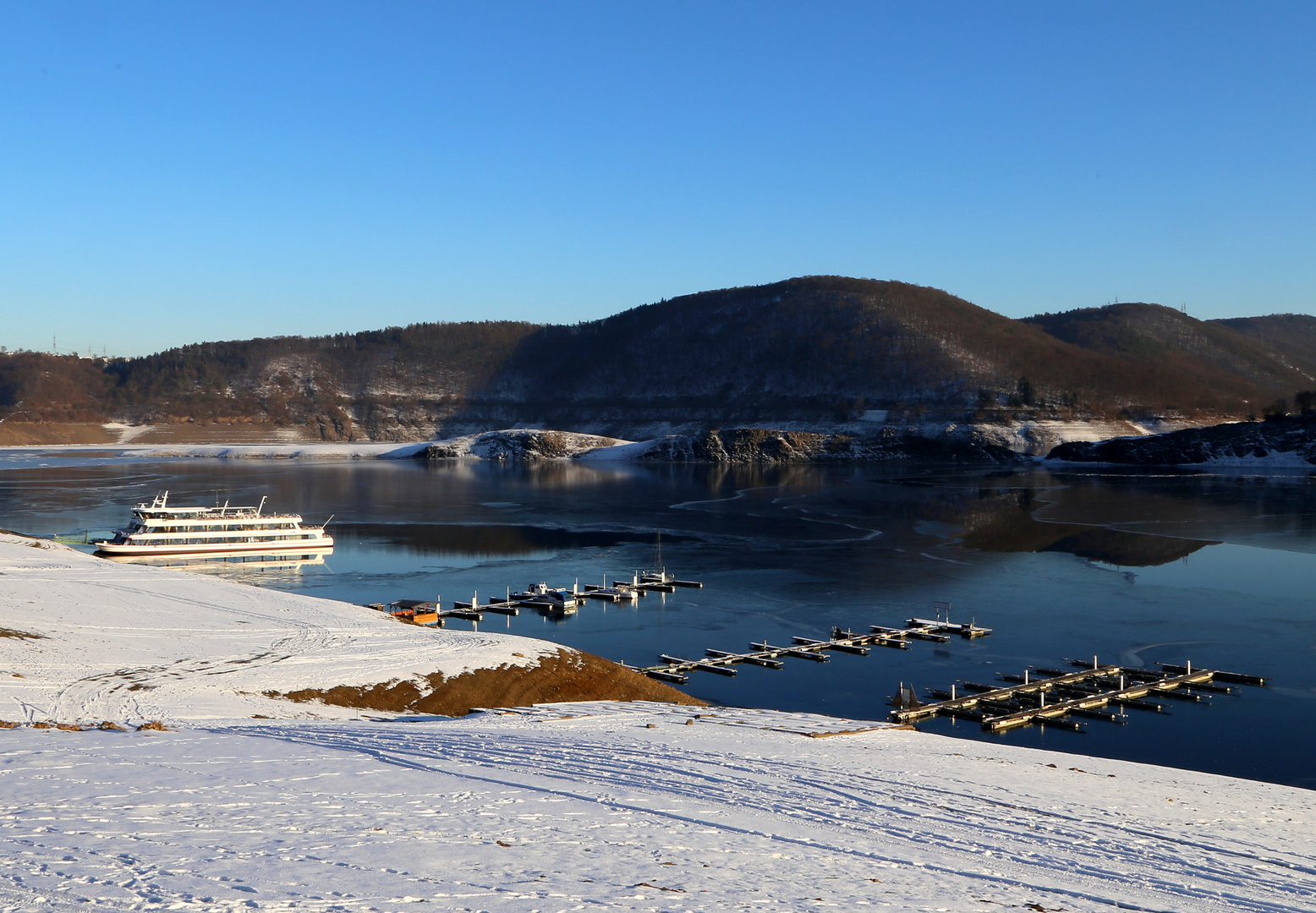 Winter am Edersee