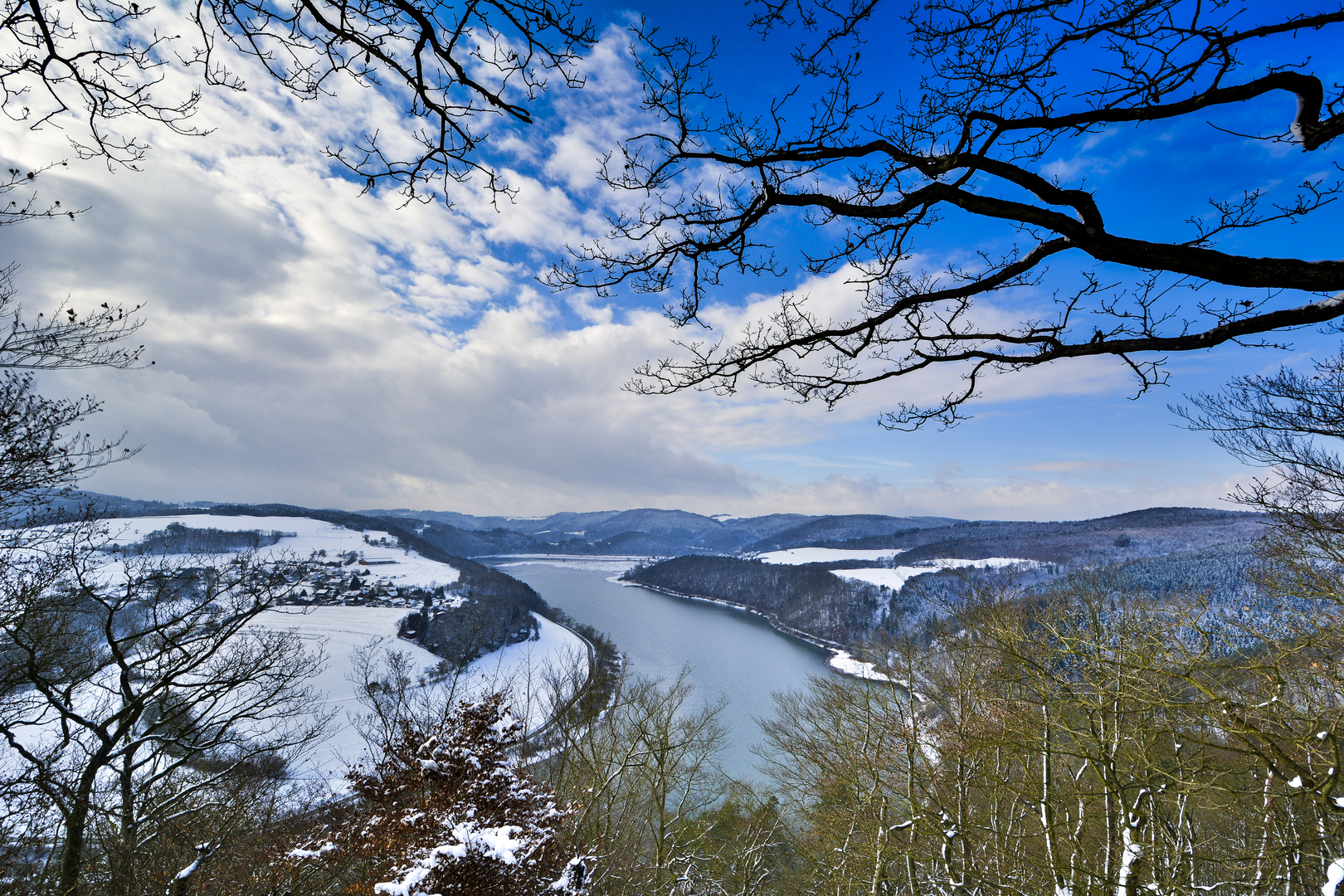 Winter am Edersee