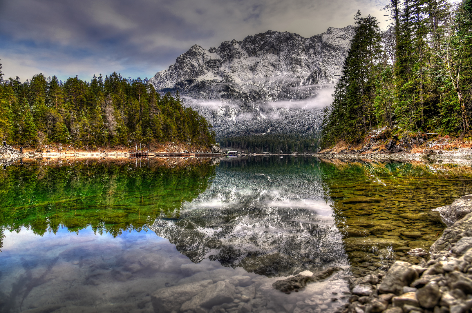 Winter am Eibsee