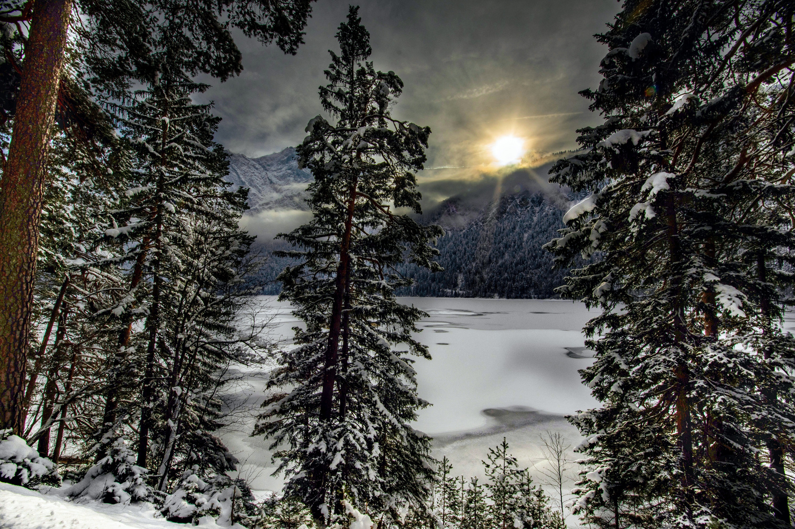 .... Winter am Eibsee....