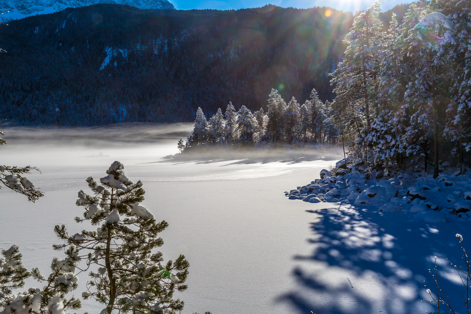 Winter am Eibsee