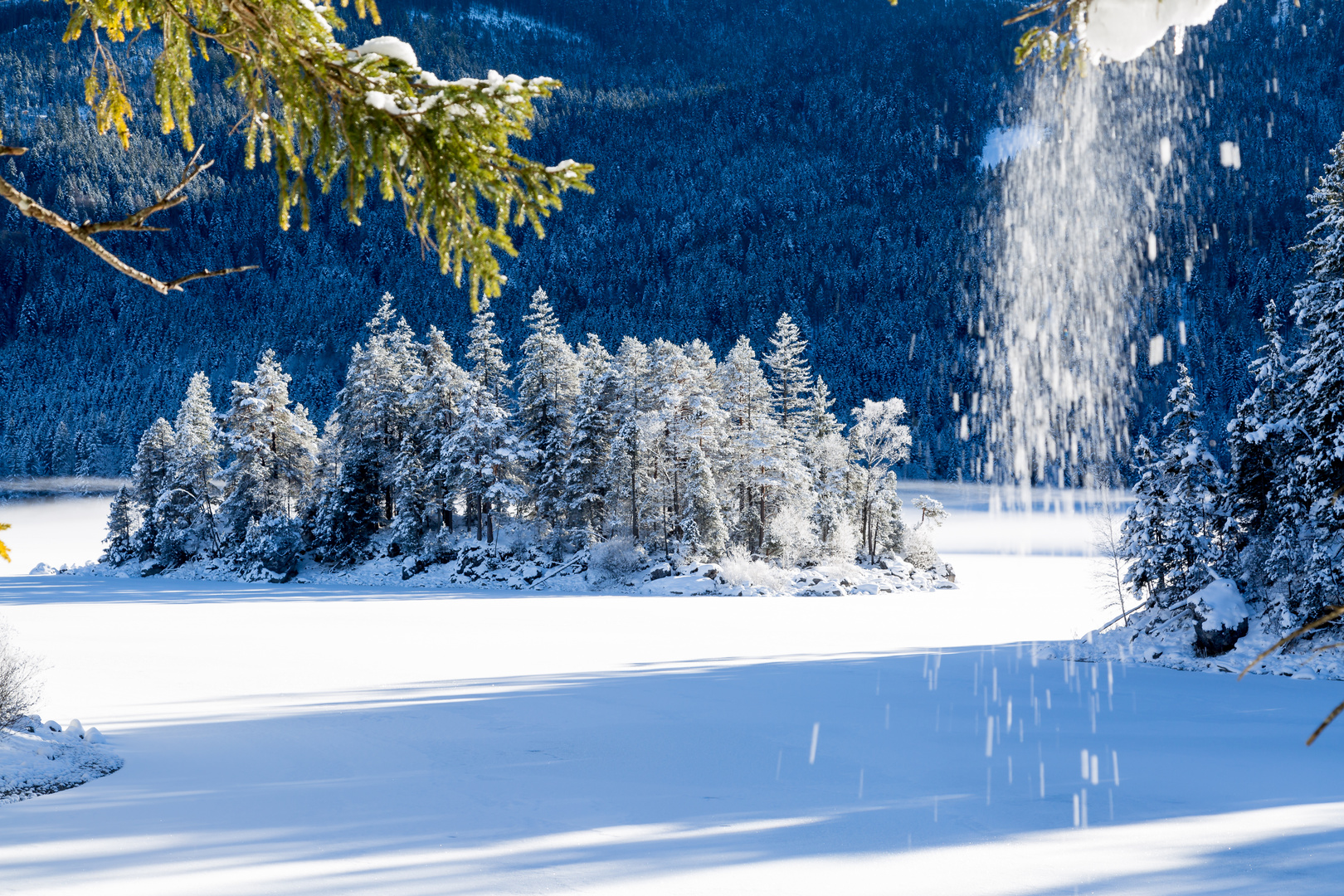 Winter am Eibsee