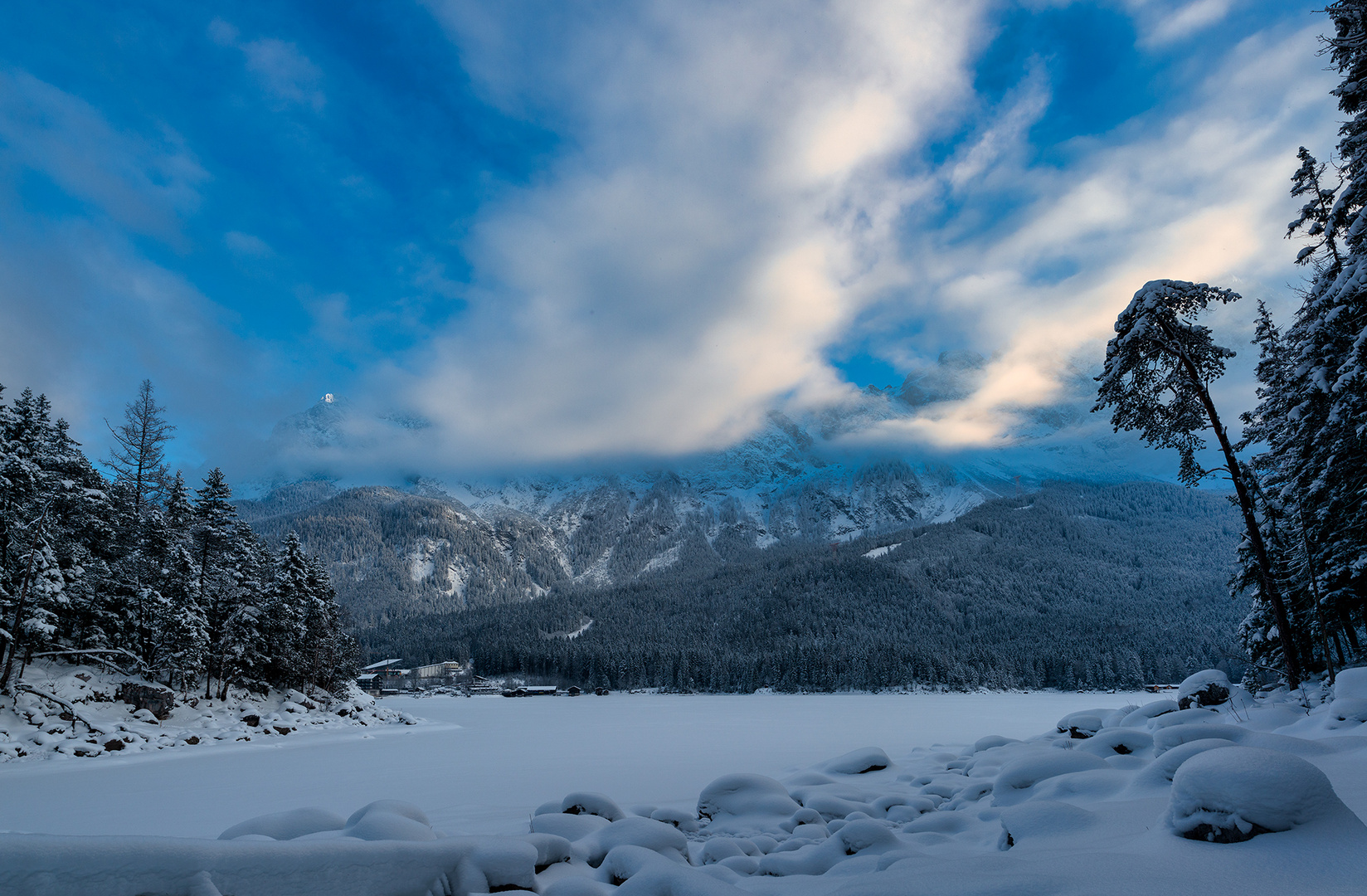 Winter am Eibsee