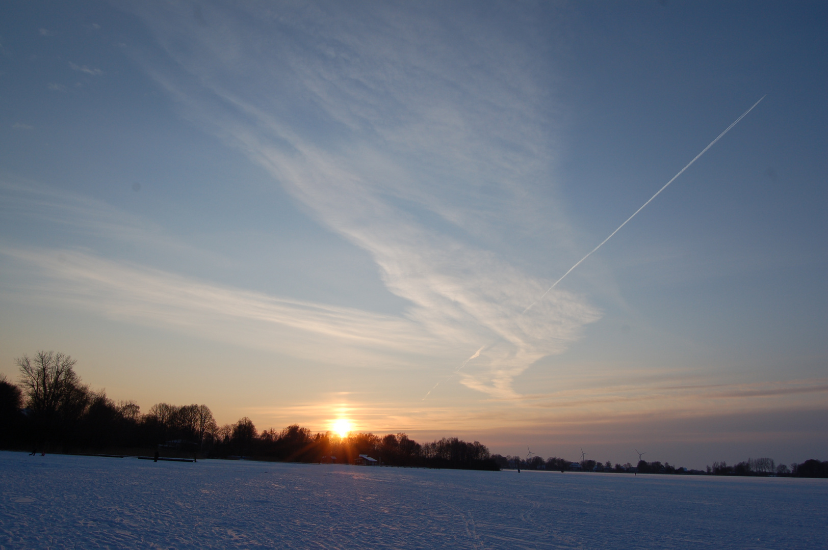 winter am einfelder see