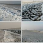 Winter am Elbe Deich und Strand!