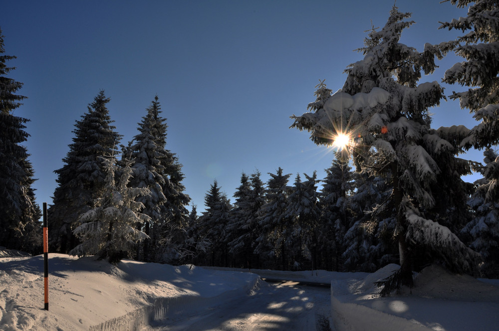 Winter am Fichtelberg