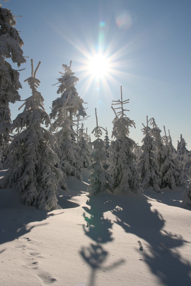 Winter am Fichtelberg