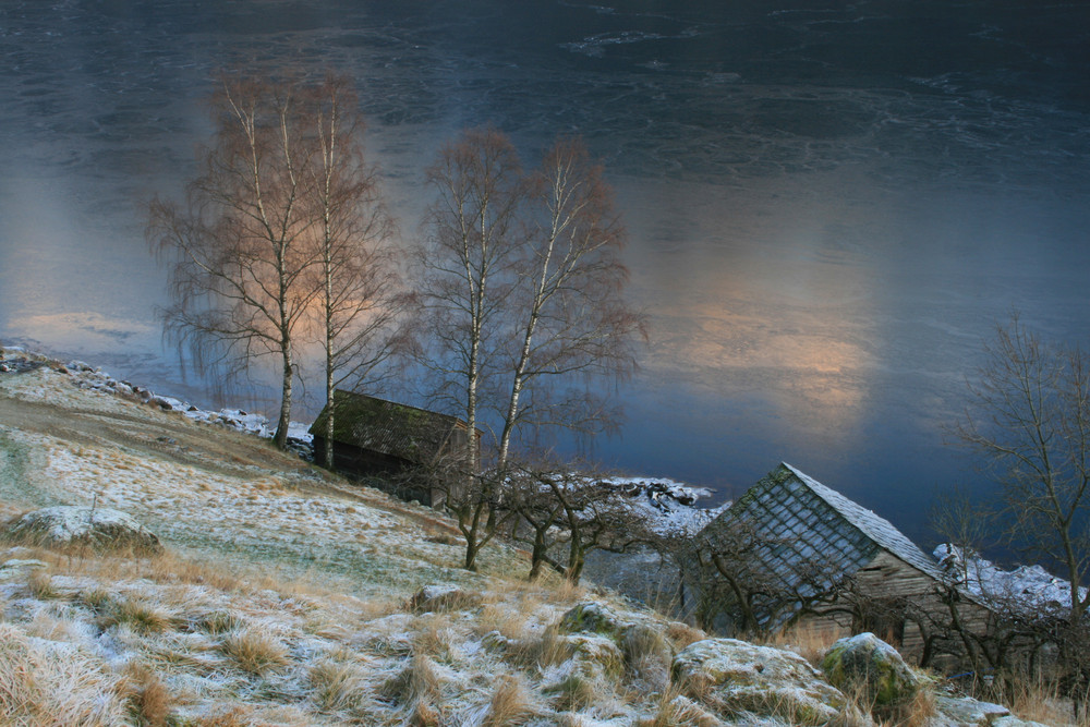 Winter am Fjord