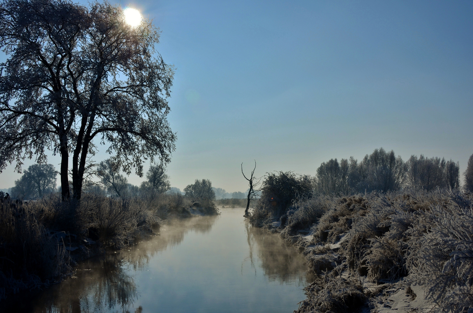 Winter am Fluß