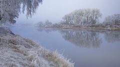 Winter am Fluss