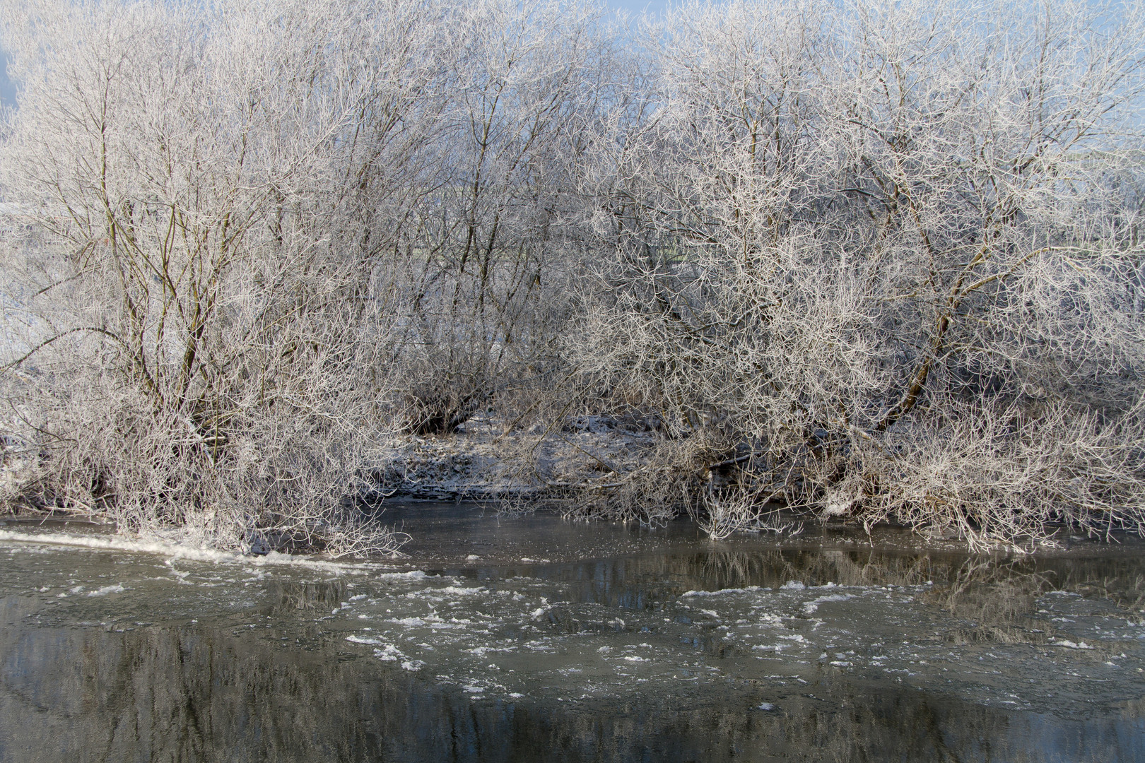 winter am fluß