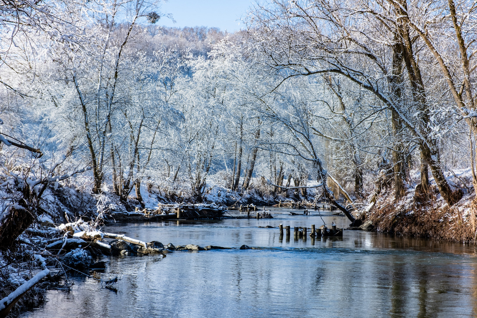 Winter am Fluss