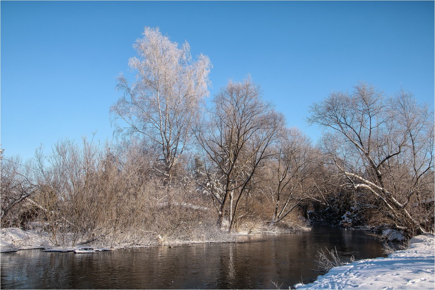 Winter am Fluß