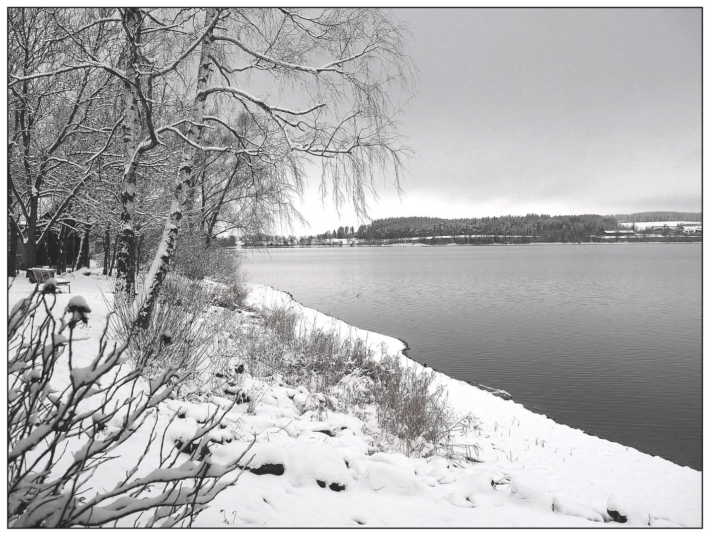 Winter am Förmitzsee