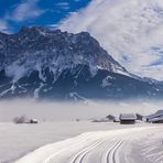 Winter am Fuße der Zugspitz