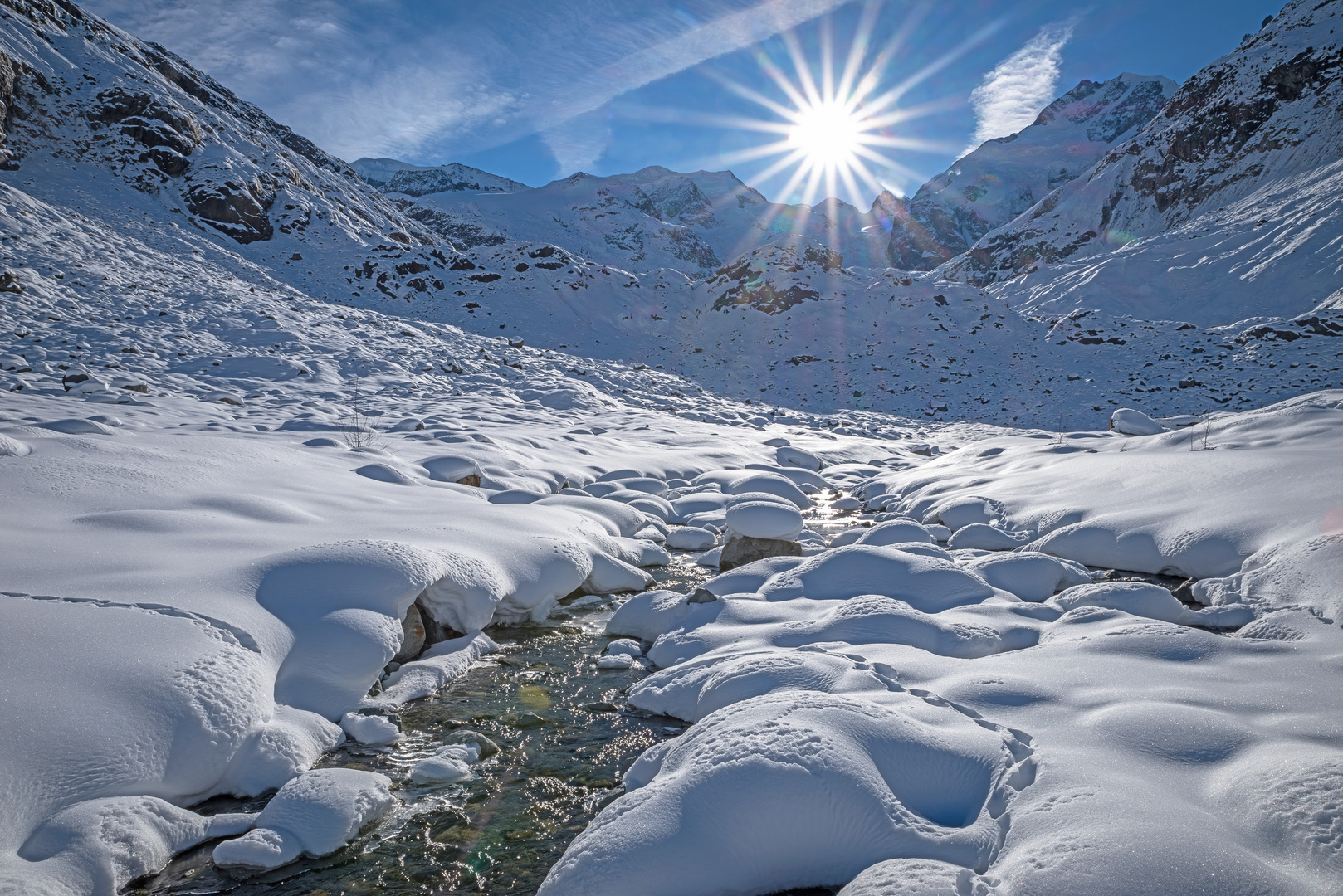 Winter am Gletscher