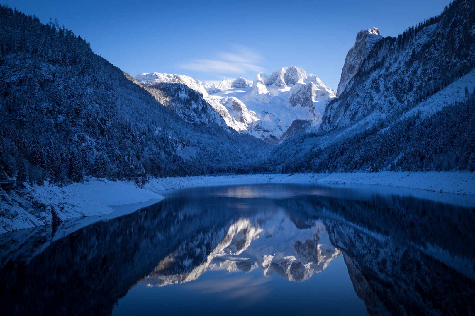 Winter am Gosausee