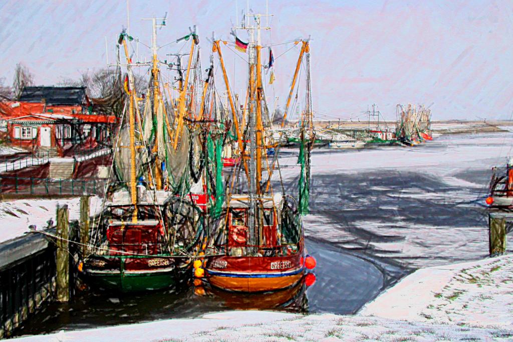 Winter am Hafen
