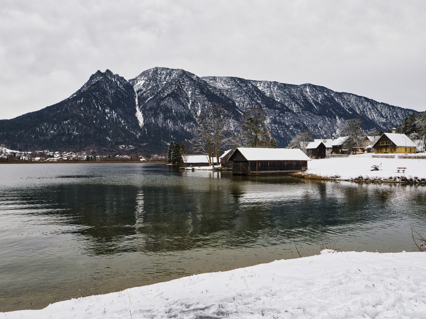 Winter am Hallstättersee