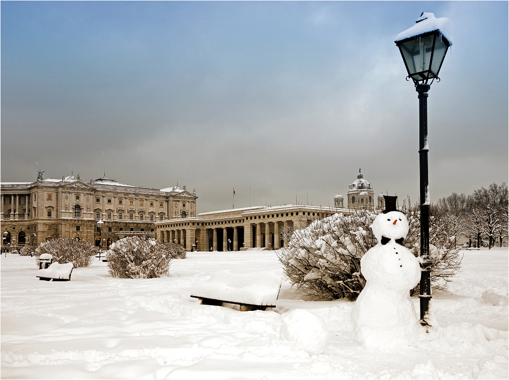 Winter am Heldenplatz