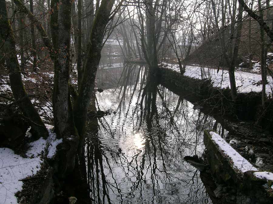 Winter am Industriekanal