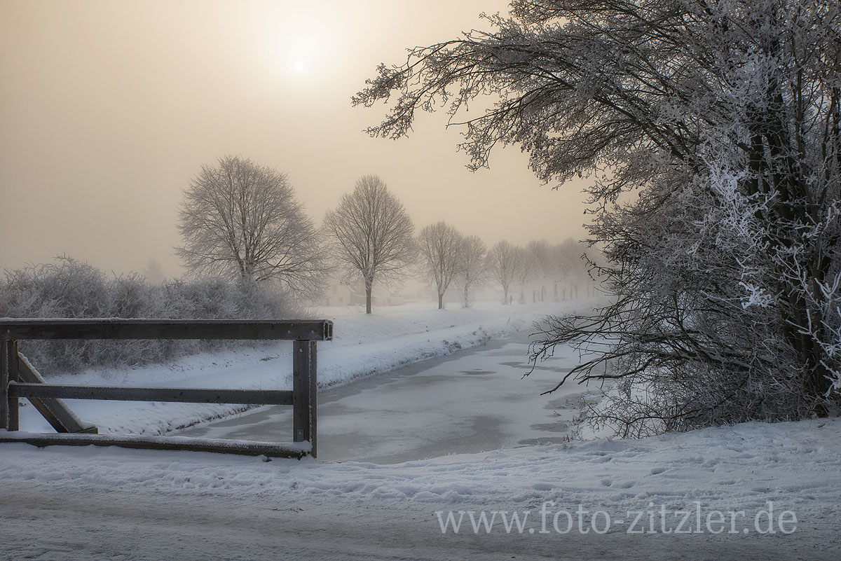 Winter am Kanal