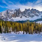 Winter am Karersee