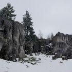 Winter am Kletterfelsen (Kemitzenstein)