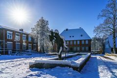 Winter am Klosterplatz Osterholz-Scharmbeck