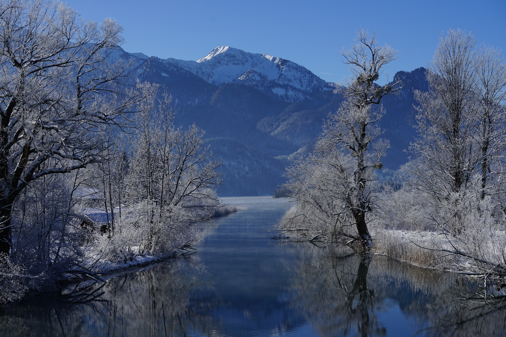 Winter am Kochelsee - Blaues Land