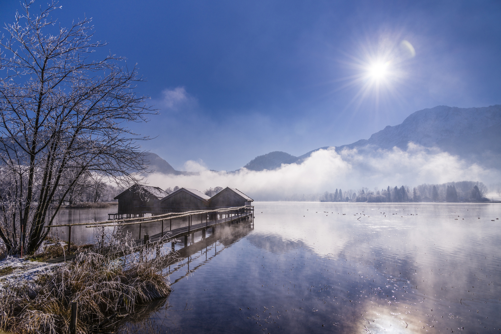 Winter am Kochelsee, Oberbayern