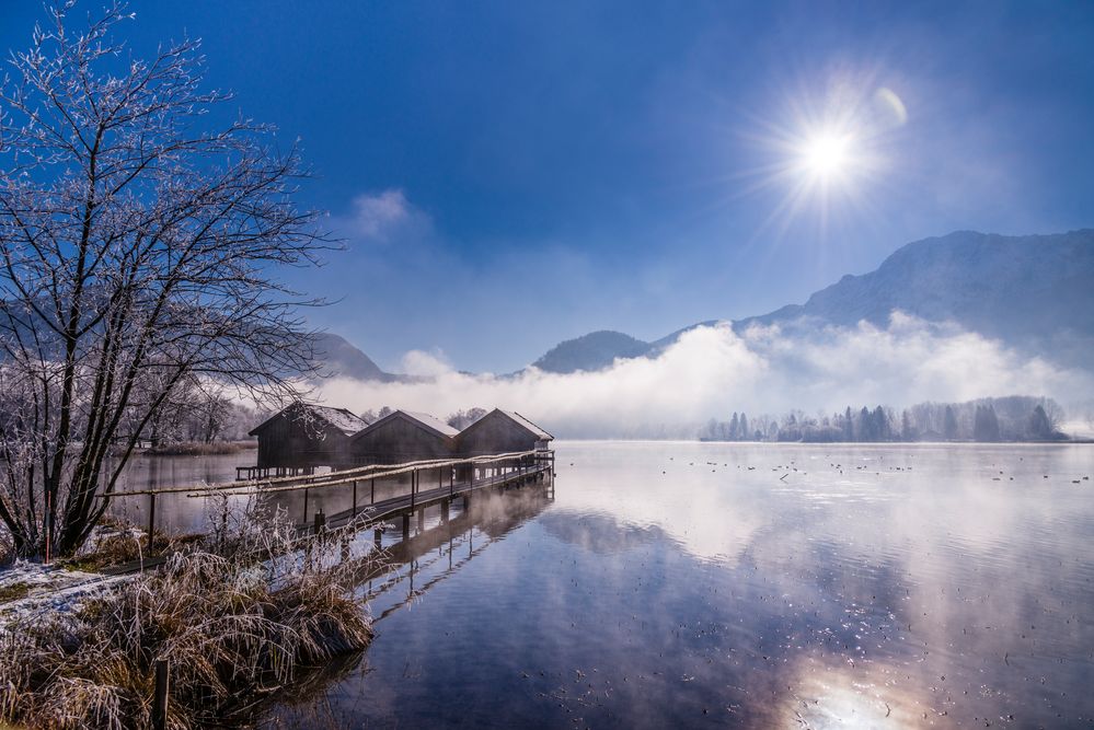 Winter am Kochelsee, Oberbayern