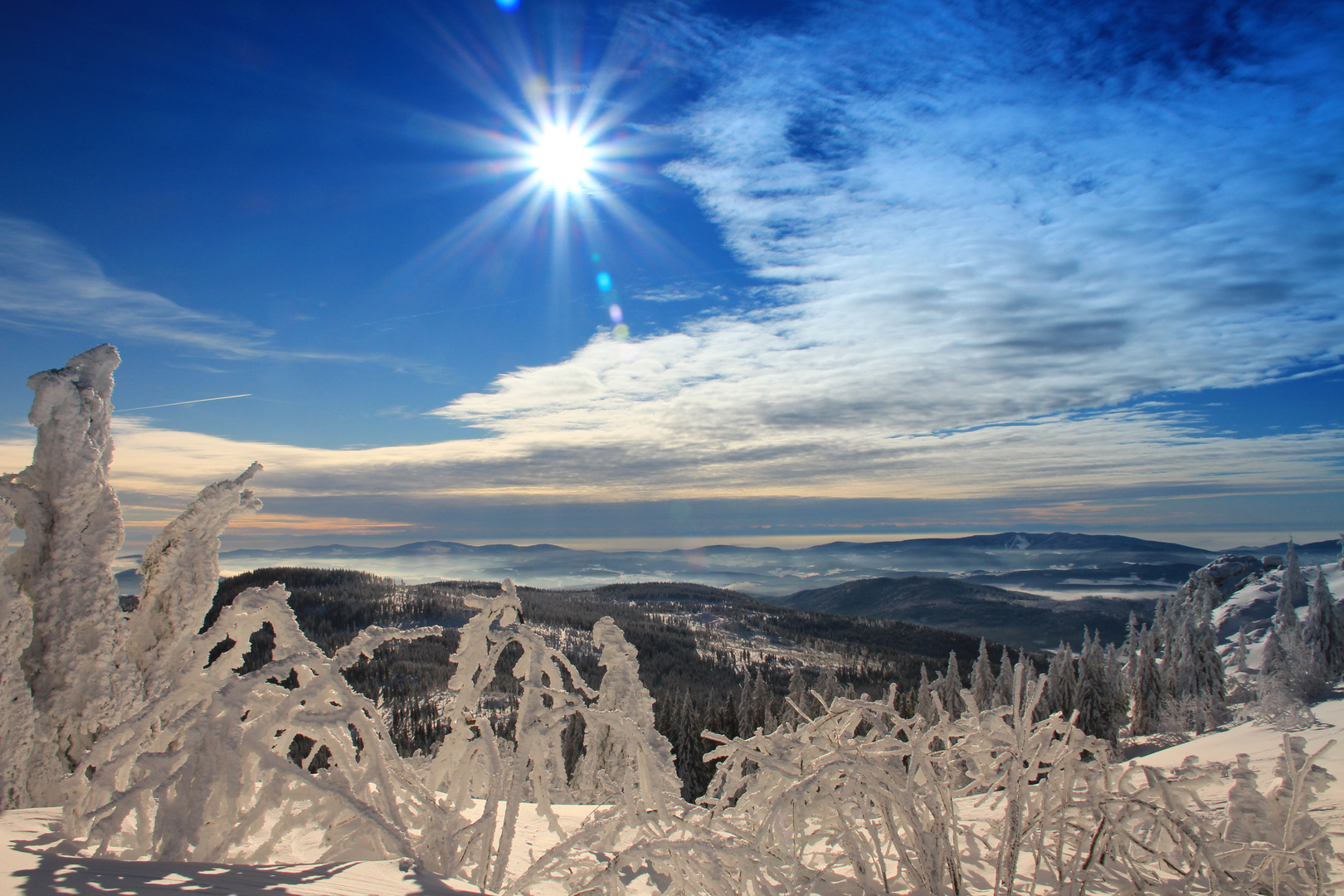 Winter am König des Bayrischen Waldes