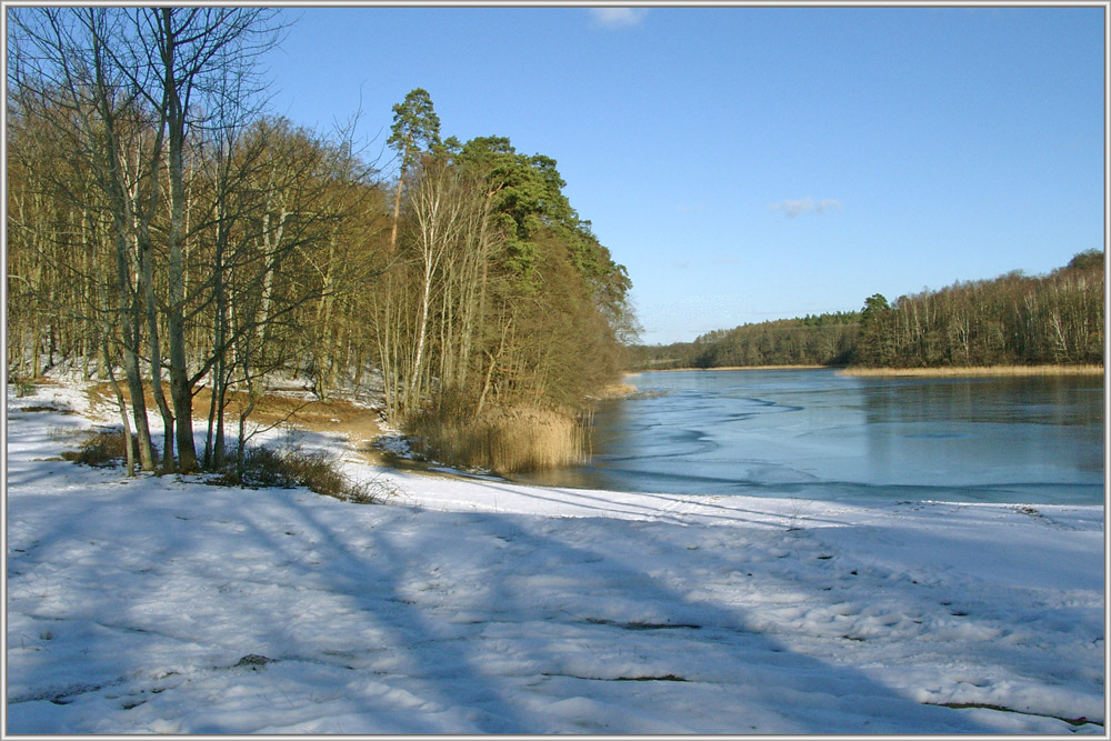 Winter am "Langen See" bei Neustrelitz