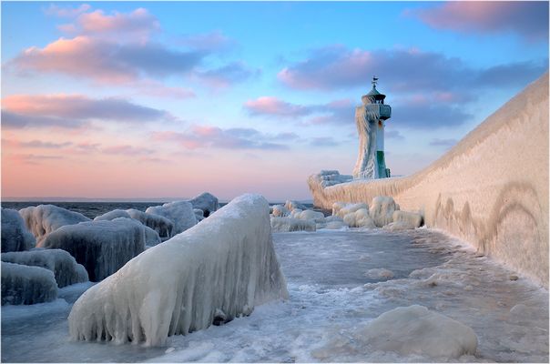 Winter am Leuchtturm